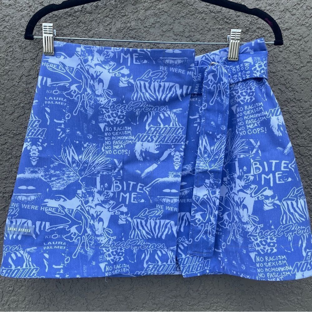 NWT Local Heroes Dolls riot mini skirt Sz XS